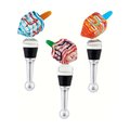 Ls Arts Inc LS Arts HK-016 Bottle Stoppers - Hanukkah Dreidel HK-016